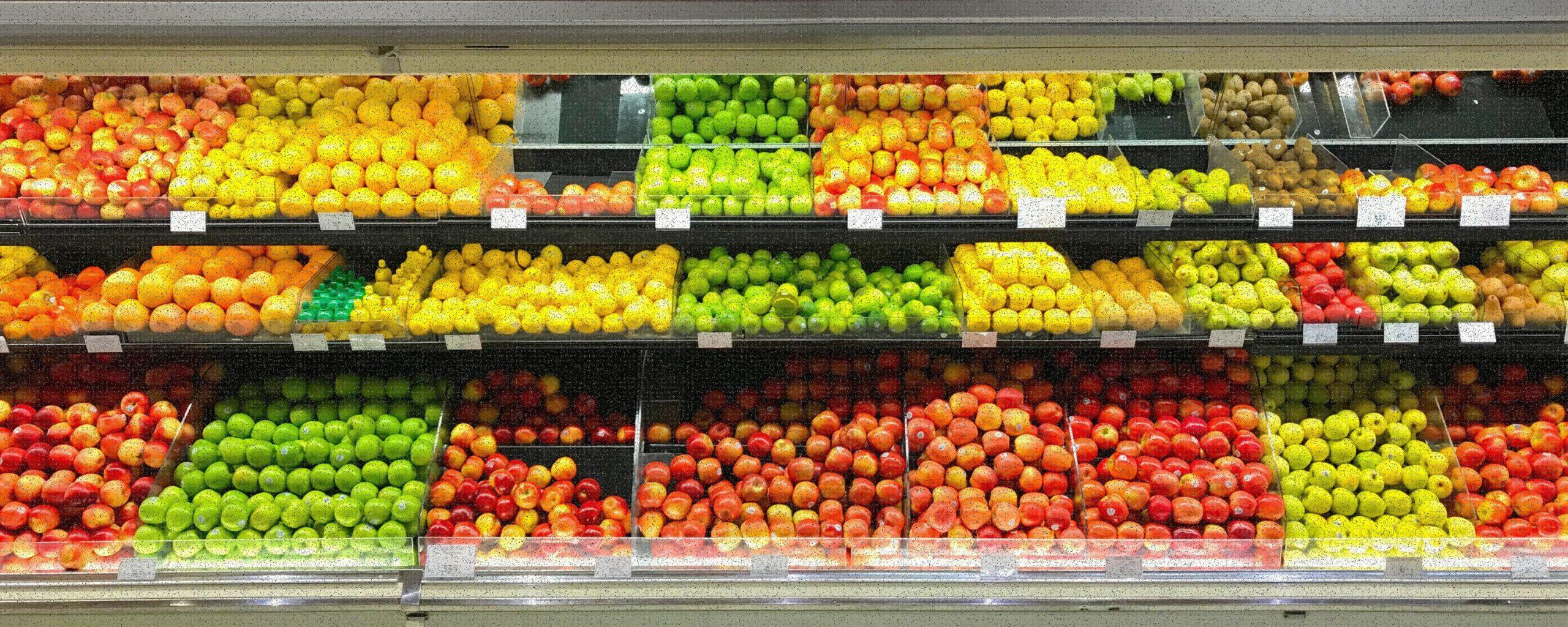 póÅka sklepowa z owocami